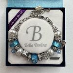 Bella Perlina Silver Tone Charm Bracelet Charms Boxed Vacation Cruise Tropical Photo 3