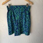 Jaclyn Vintage 70s Shirt Shorts Set Small Floral Retro Casual‎ Bright Blue Photo 13