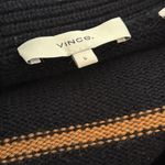 Vince Women's Breton Stripe Cardigan Sweater Coastal/Vicuna S Photo 3