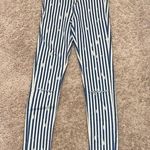 ZARA Striped High Waist  Jeans Photo 0