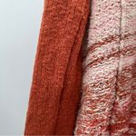 Free People Side Split Pullover Sweater Dress Women's Size XS/S Rust Photo 8