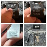 Hudson Jeans Hudson Gray Gold Polka Dot Collin Vice Versa Skinny Jeans Sz 25 Photo 3