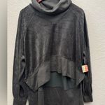 Free People Movement Cowl Neck High Low Sweater NWT size M Gray Size M Photo 0
