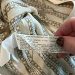 ZARA NWT White Yellow Print Striped Long Sleeve Button-Down Shirt Size XS Photo 5