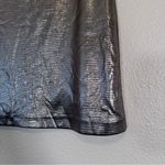 Hutch  Anthropologie Silver Metallic Mini Skirt Womens 2 Party Formal Classic Photo 1