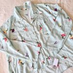 BP π
3/$15 SALE Satin Button Up Floral Pajama Shirt L Photo 2