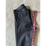 Rag and Bone Rag &‎ Bone Women's Dark Wash Zipper Capri Black Denim Size 24 Photo 11
