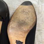 PREVATA Made in Italy‎ Black Stretch Fabric Leather Trim Kitten Heels Size 8.5 Photo 10