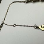 Loft Pink Clear & AB Aurora Borealis Rhinestone Gold Tone Necklace Photo 2