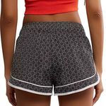 Free People  Varsity Blues Printed Shorts in Starburst Geo. Size Small. NWT Photo 1