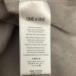 Lime & Vine Gray Oversized High Low Cropped Faux Suede Sweatshirt Size Medium Photo 9