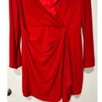 Mac Duggal Ieena for  Long Sleeve Blazer Formal Dress Red #27362 Size 12 NWT Photo 7