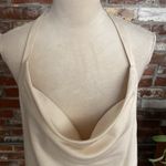 Mustard Seed  Cream Scoop Neck Halter Bodysuit Size L Photo 1