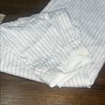 SheIn White Striped Trousers Photo 3