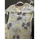 Sobia Zuha Original Sheer Dress Pakistani Designer Slit Leg Sheer Summer Unique‎ Yellow Size M Photo 4