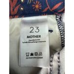 MOTHER The Rascal Ankle Jeans Blue Paisley Print Flare Leg Women's Size 23 Photo 9