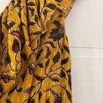 Ulla Johnson Ulla Johnson Dania Ruffled Midi Dress Handkerchief Hem Gold Size 8 Medium Photo 13