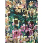 Gabby Skye  Yellow Floral V Neck A Line Tank Dress Size 10 NWT Photo 6