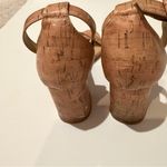 CL by Laundry  Tan Block Heel Sandals Cork Size 8M Photo 4