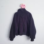 Victoria's Secret  Black Teddy Full Zip Jacket Photo 4