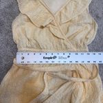 LC Lauren Conrad  small eyelet faux wrap ruffle belted dress D4 2411 Photo 5