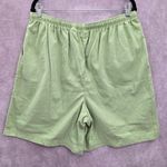 Coral Bay Green Cotton Stretch Bermuda Bottoms Pants Shorts Plus XL Photo 1