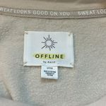Aerie Offline Cropped Sweatshirt. Heather Frost (cream). Size S. Soft, Like new! Photo 1
