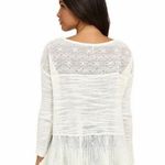Free People Free‎ People Kristobel Embroidered Sweater Ivory XS Photo 3