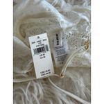 Aerie White Paisley Lace Longline Bralette Size Medium Photo 10