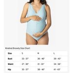 Kindred Bravely Maternity Swimsuit Size M Light Blue New With Tags Photo 4