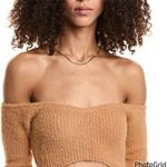 AFRM Cutout Sweater Dress Tan Photo 8