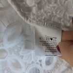 Asilio  The Mind Fall Top White Lace Crop Topper Size 4 Photo 9