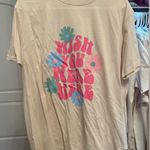 Pink Lily Wish You Were Here Tropical Graphic Tee Photo 2