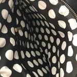 Mossimo Supply Co Mossimo black suede clutch handbag purse with tassels and polka dot lining Photo 3