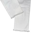 Loft NWT Curvy High Rise Skinny Jeans White Women’s 25 Ankle Length Frayed Hem Photo 5