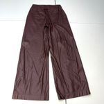 Ronny Kobo Faux Leather Wide Leg Pants Size 4 Photo 8