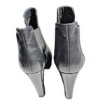 ALLSAINTS Sarris Black Leather Pointed Toe Block Heel Chelsea Ankle Boots 39 8.5 Photo 2