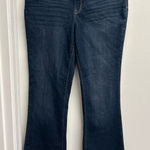 Style & Co . Dark Blue Flare Jeans Photo 0