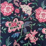 Fitzroy & Willa NWT Floral Print Soleil Dress Navy Balloon Sleeve Cotton Size S Blue Photo 1