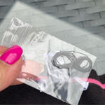 Isaac Mizrahi Live! Mixed Media Layered Look Top Black Polka Dots Sz M Photo 9