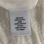 Chelsea and Violet French Elegant White Lace Sleeveless Dress Size Small (Preowned) Photo 17