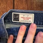Gap 💙  Cheeky Straight High Rise Jeans – Size 27 / 4P – Raw Hem 💙 Photo 1