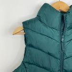 SO  Authentic Dark Green Zipper Front Puffer Vest M Photo 1