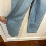 Christopher & Banks Christopher Banks Overalls Large Denim Cottage Core Embroider Bib Floral Prairie Photo 4