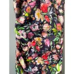 Nicole Miller Collection Floral Zip Front Ruched Mini Dress - RARE Photo 2
