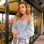 ZARA  Baby Blue Floral Embroidered Sweater and Top‎ Set Button Front Medium HTF Photo 1