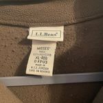 Womens L.L. Bean‎ 0FPU3 Misses Size XL Brown 1/2 Zip Fleece Pullover Photo 2
