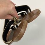 Diane Von Furstenberg Diane Von Furstenburg Polka Dot Cross Strap Slides Black Cream Size 8.5 Photo 6