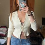 Rouje Paris Emilie Cardigan Sweater White Size XXS Photo 0