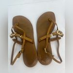 Tory Burch RARE Ali Anteka Tan Leather Sandals Photo 5